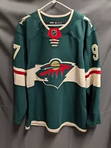 Minnesota Wild Kirril Kaprizov Home Authentic Adidas Jersey Size 52 NWT - Picture 1 of 6