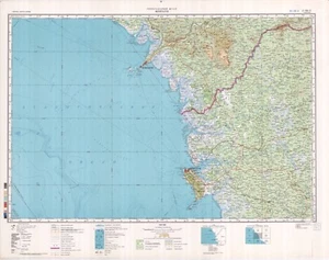 Russische sowjetische Militär topographische Karte - FREETOWN (Sierra-Leone), 1:500K, 1985 - Bild 1 von 6