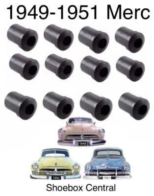 Juego de bujes de resorte de hoja trasera Mercury 1949 1950 1951 Foto 1 de 3