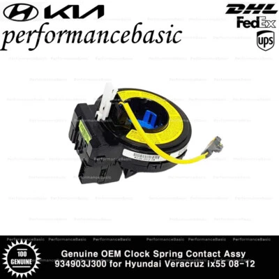 Conjunto de contacto de resorte de reloj original OEM 934903J300 para Hyundai Veracruz ix55 08-12 Foto 1 de 2