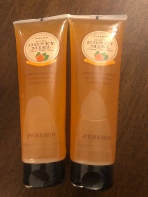 2x Perlier Body Honey Miel Bath & Shower Cream Honey Tangerine & Mint NEW 8.4 fl - Image 1 of 4