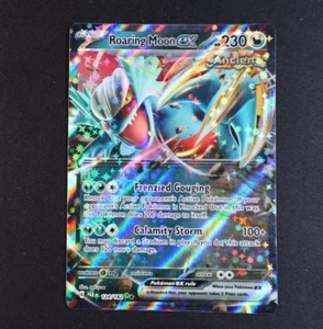 Roaring Moon ex Holo Shiny Pokemon TCG Karte Paradox Rift 124/182 2023 NEAR MINT - Bild 1 von 2