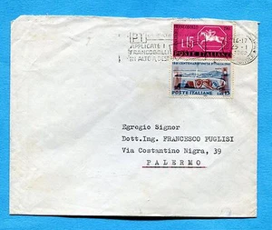 1962 CENT.UNITA' D'ITALIA £.15 + GIORN.FRANCOBOLLO '61 £.15 ann.GENOVA (228807) - Picture 1 of 1