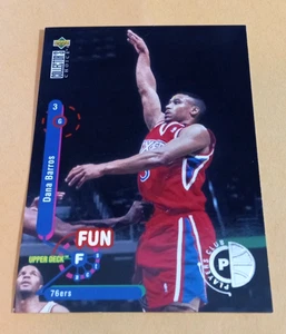 Club de jugadores 1995-96 Upper Deck Collector's Choice Dana Barros #185 - 76ers - Imagen 1 de 2