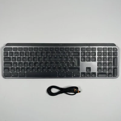 Teclado Inalámbrico Iluminado Logitech MX Keys con Bluetooth, USB-C - PC/Mac Foto 1 de 4