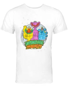 Monster Munch White Short Sleeved T-Shirt Mens - Picture 1 of 3