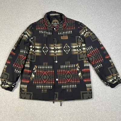 Jaqueta masculina pendleton sedona ripstop coach L asteca zíper completo isolada acolchoada - Imagem 1 de 4