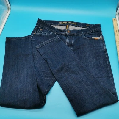 Pantalones de mezclilla para hombre Camel Active Madison calce moderno talla 36 azul oscuro lavado Foto 1 de 4