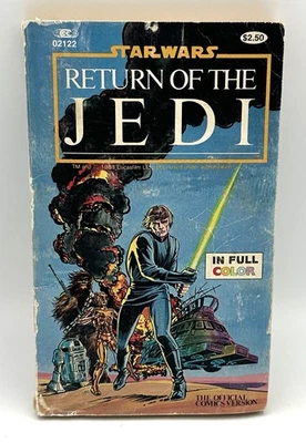 Star Wars Return of the Jedi TRADE LIBRO DE BOLSILLO/NOVELA GRÁFICA (Marvel, 1983) Foto 1 de 4