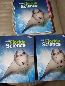HMH Florida Science Teacher Edition GRADE 5 Bundle With 2 NEW Student Books - Picture 1 of 10