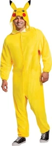 Pikachu Classic Adult Costume Men's Pokemon Halloween - Picture 1 of 1