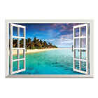3D Ocean Nature Sea View Mural Window Home Decor Sticker Room Picture Postet4