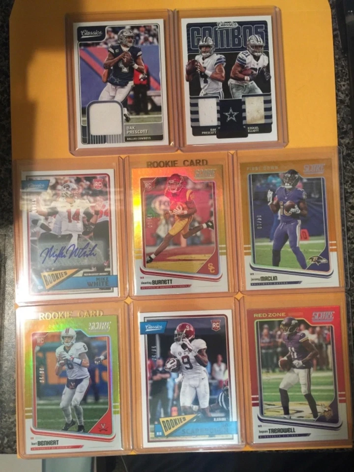 2018 classics rc sp blank back bo scarbrough #d 50/50 cowboys fast free shipping - Image 1 of 1