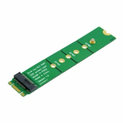 PCI-E 2 Lane M.2 B+M key NGFF 42mm 60mm 80mm SSD Male to Female Extend Adapter - Image 1 of 4