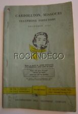 1956 Carrollton MO Telephone Book Phone Directory Missouri