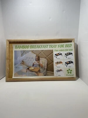 Bandeja de desayuno de bambú 20” X 12” nueva Foto 1 de 3