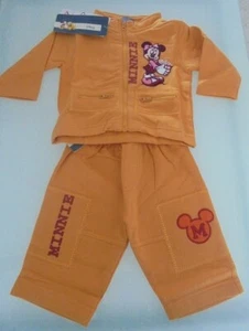 COMPLETO PANTALONE E FELPA ARANCIO MINNIE - TAGLIA XS - Foto 1 di 1