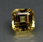 8.0Certified Ceylon Diffuse Yellow Sapphire Emerald Cut Loose Gemstone SRI LANKA