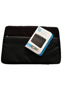 HP Carry-Sleeve 15 Laptop padded case, Fits most laptop 15.6, Black, NWT - Picture 1 of 3