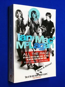 SIGNED Ian 'Mac' McLagan All The Rage - Small Faces Rod Stewart Rolling Stones - Imagen 1 de 7