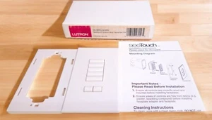 Nuovissimo kit montaggio pulsanti touch e adattatore frontale Lutron (VEDI FOTO) - Foto 1 di 3
