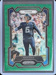 Nick Folk - 2023 Panini Prizm Football - Green Wave Prizm #208 - Bild 1 von 1