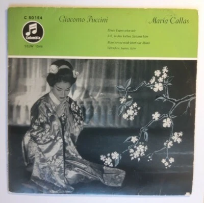 GIACOMO PUCCINI · MARIA CALLAS Eines Tages Sehn Wir · Ach, In Den Kalten 7" 1546 - Bild 1 von 3