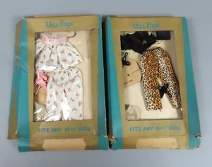Vintage Miss Virga Doll Outfits - Bedtime and Leopard Print w/ Original Boxes - Picture 1 of 7