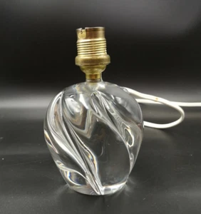 LÁMPARA CRISTAL DAUM FRANCIA VINTAGE Mediados de Siglo Moderna. Firmado "DAUM FRANCE" n°2 - Imagen 1 de 4