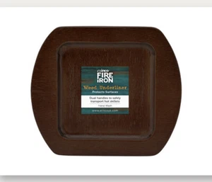Winco Fire Iron Wood Underliners For Cast Iron - 4 Pack Matching - Picture 1 of 3