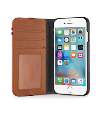 Decoded for iPhone 8 Real Leather Wallet Case (brown)