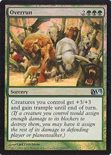 MTG - M12 - Overrun - Foil - NM