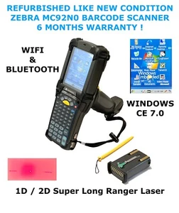 🔥 SYMBOL MC92N0-GP0SXJYA5WR 1D & 2D LONG RANGE IMAGER Windows CE 7.0 Zebra 5250 - Picture 1 of 10