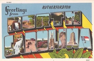LARGE LETTER - Rutherfordton, NORTH CAROLINA - Picture 1 of 2
