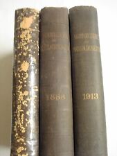 3 Volumes Agriculture of Massachusetts Annual Reports 1876, 1888, 1913
