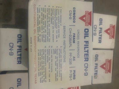 Marco de filtro de aceite de motor CH-236APL, Conoco CN-9, AC PF-336, Puro P-76-1 Foto 1 de 3