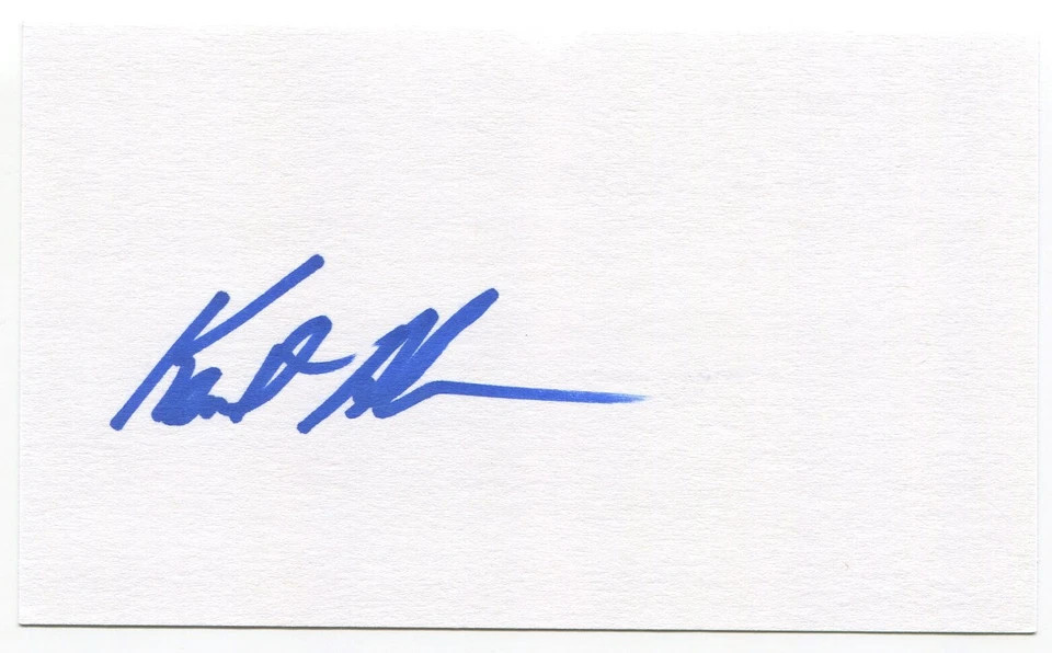 Kent Anderson Signed 3x5 Index Card Autographed Signature MLB Anaheim Angels - Image 1 of 2