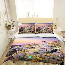3D Coastal Village N1587 Bed Pillowcases Quilt Duvet Cover Queen King Eve 23
