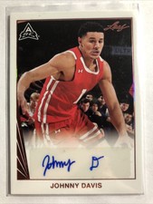 2021-22 Leaf Memories 1990 Base Auto Johnny Davis #BA-JD1 Auto