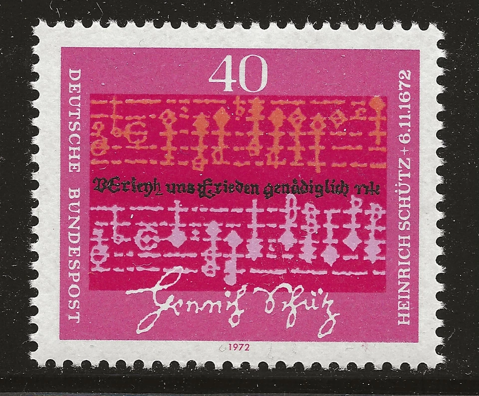 Germany Scott #1096, Single 1972 Complete FVF MNH - Image 1 of 1