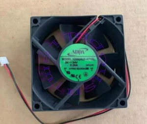 One For ADDA AD0824UX-A71GL 8025 8CM 24V 0.26A 2-wire inverter fan - Afbeelding 1 van 1