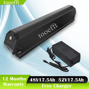 Electric Bicycle Battery 48V 52V 17.5Ah for Accolmile ROCKET BEAR 1S Ebike - Picture 1 of 7