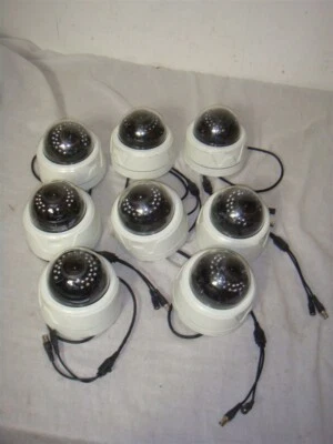 LOTE DE 8 CÁMARAS DE SEGURIDAD DOMO Q-See QD6507 ALTA RESOLUCIÓN 650TVL - ¡LEER! Foto 1 de 4