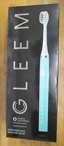 NUOVO SPAZZOLINO ELETTRICO GLEEM SIGILLATO CON CUSTODIA DA VIAGGIO TIMER INTEGRATO TEAL SPEDIZIONE GRATUITA - Foto 1 di 2