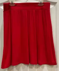 LOFT Damen Freizeit Rock Größe XS rot breiter Bund leicht Viskose 120 - Bild 1 von 7