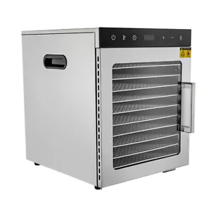 Disidratatore Alimentare Vassoi Acciaio Inox Asciuga Alimenti Macchina per Alimenti e Scatti - Foto 1 di 16