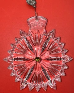 Waterford 2019 Annual Snowflake Wishes Prosperity Ornament with Enhancer - Bild 1 von 6