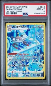 Pokemon Magnezone GG18/GG70 Crown Zenith: Galarian Gallery Holo PSA 10 GEMA COMO NUEVO - Imagen 1 de 2