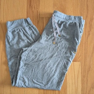 Kate Spade Damen grau Jogginghose Lounge Hose mit Kordelzug Abfall Größe Large - Bild 1 von 9