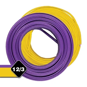 Cable eléctrico ""Romex®"" 12/3 casi nuevo-b x 80' Southwire - Imagen 1 de 1